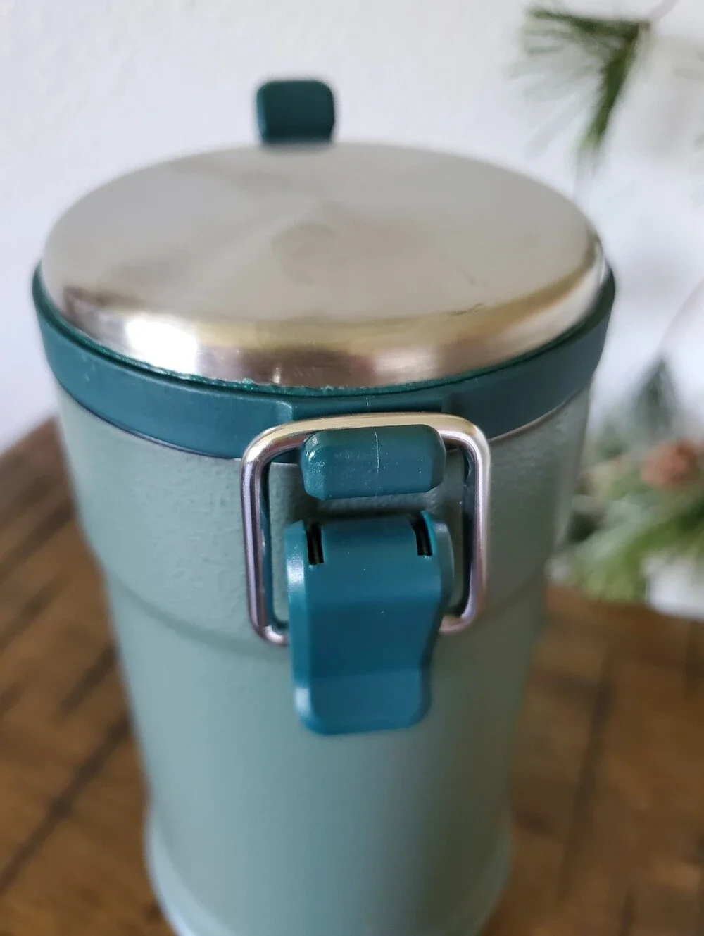Stanley Classic Insulated Vacuum Coffee Beer Camping Stein Hammertone Green - Picture 6 of 13
